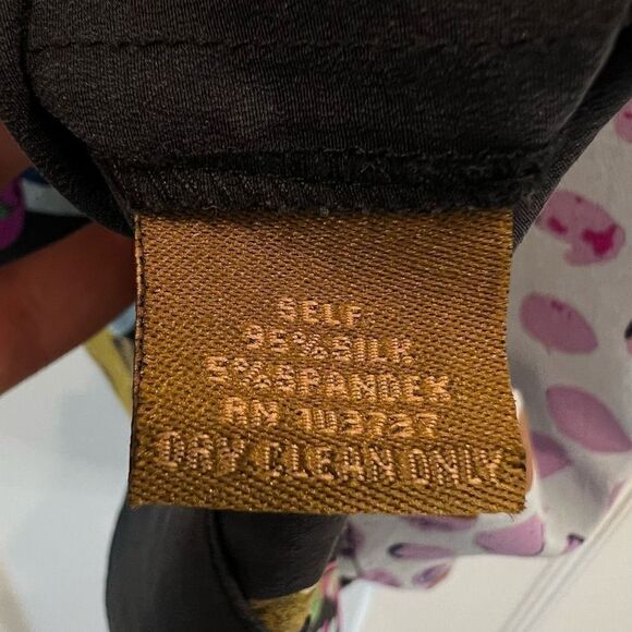 Anthropologie Ali Ro Women’s 4 100% Silk Multi Fabric Print Mini Dress Abstract - Picture 10 of 11